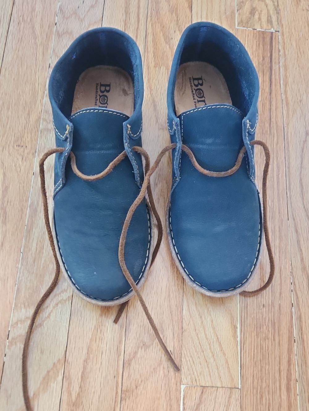 Born Navy Blue Suede Shoes Women's Size 9.5 / 41